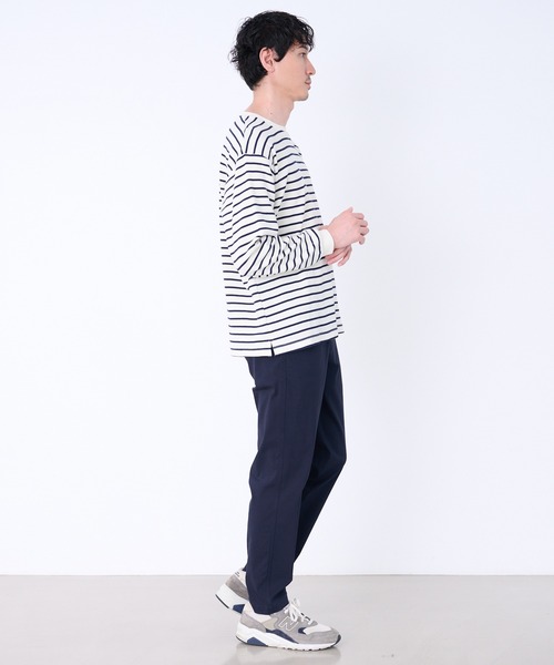 Arnold Palmer（アーノルドパーマー）の「サーフニット シェア ロングTシャツ（Tシャツ/カットソー・レディース・ブラック/アイボリー/アイボリー系・XS/L/M/S/LL）」の21枚目の写真