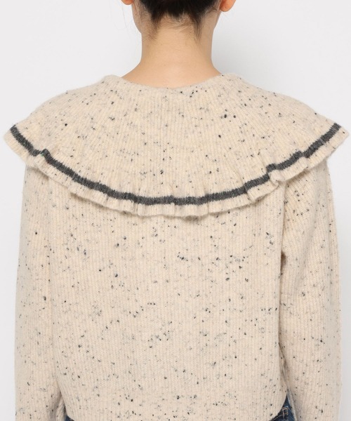 フリルZIPカーディガン 581123（ニット/セーター）｜LOWRYS