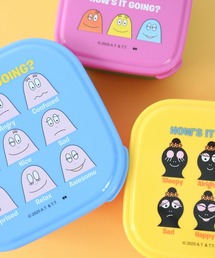 SiNCERE(シンシア)の〈BARBAPAPA/バーバパパ〉 シールランチ3P HOW'S IT GOING?(お弁当箱)