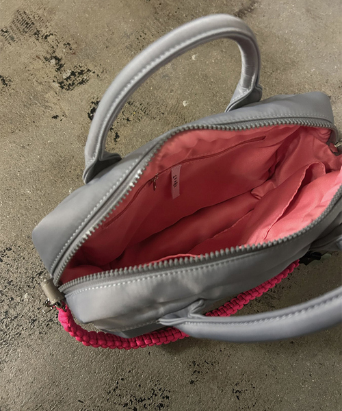 cheek(BAG)(チーク)の「【cheek / チーク】ダブルポケット3WAYボストンバッグ/C25008/ボストン/3WAYユニセックス【WEB限定】(ボストンバッグ・レディース・ブラック/カーキ/ベージュ/グレー・フリー)」の6枚目の写真