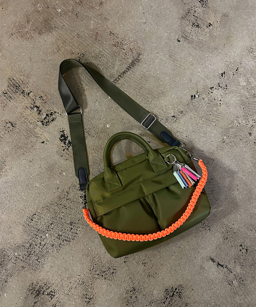 cheek(BAG)(チーク)の「【cheek / チーク】ダブルポケット3WAYボストンバッグ/C25008/ボストン/3WAYユニセックス【WEB限定】(ボストンバッグ・レディース・ブラック/カーキ/ベージュ/グレー・フリー)」の12枚目の写真
