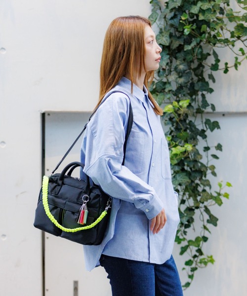 cheek(BAG)(チーク)の「【cheek / チーク】ダブルポケット3WAYボストンバッグ/C25008/ボストン/3WAYユニセックス【WEB限定】(ボストンバッグ・レディース・ブラック/カーキ/ベージュ/グレー・フリー)」の21枚目の写真