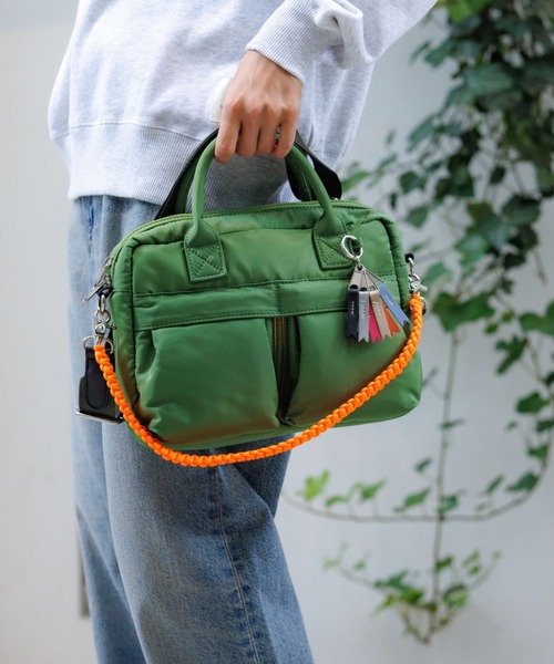 cheek(BAG)(チーク)の「【cheek / チーク】ダブルポケット3WAYボストンバッグ/C25008/ボストン/3WAYユニセックス【WEB限定】(ボストンバッグ・レディース・ブラック/カーキ/ベージュ/グレー・フリー)」の20枚目の写真