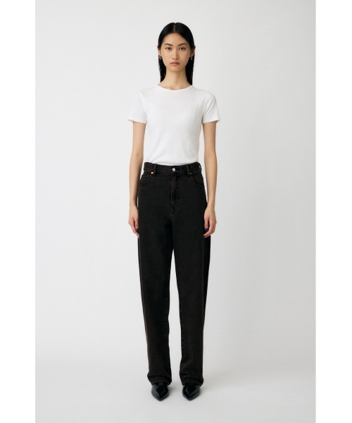 セール】MIDRISE LOOSE テーパードデニム（デニムパンツ）｜MOUSSY