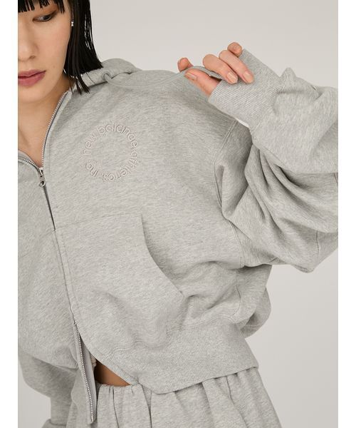 NEW BALANCE（ニューバランス）の「【New Balance for emmi】ダブルジップフーディースウェット（スウェット・レディース・グレー・M）」の13枚目の写真