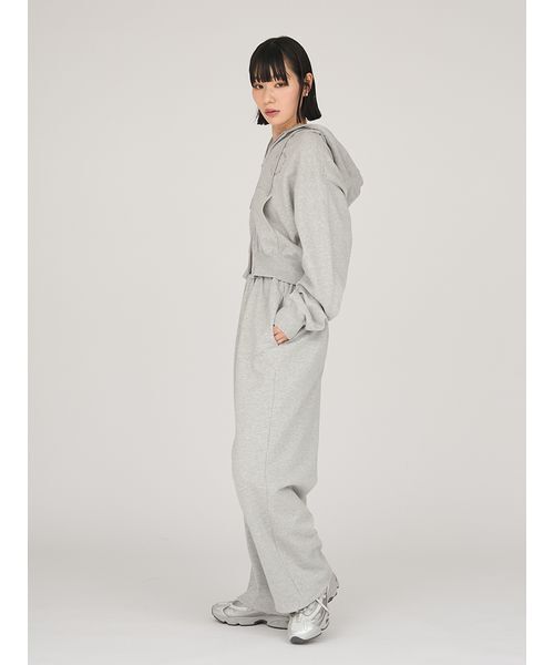 NEW BALANCE（ニューバランス）の「【New Balance for emmi】ダブルジップフーディースウェット（スウェット・レディース・グレー・M）」の6枚目の写真