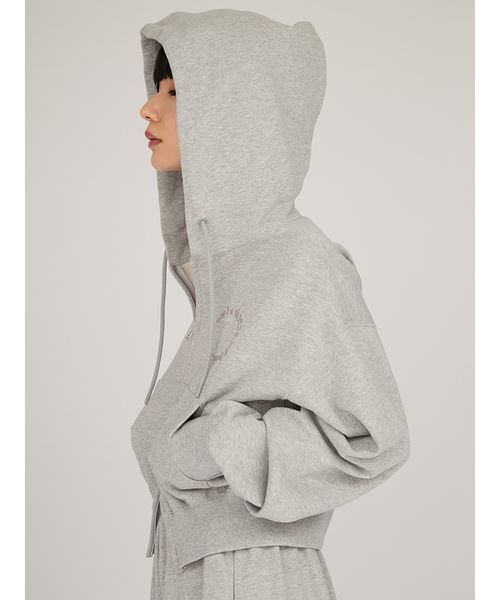 NEW BALANCE（ニューバランス）の「【New Balance for emmi】ダブルジップフーディースウェット（スウェット・レディース・グレー・M）」の9枚目の写真