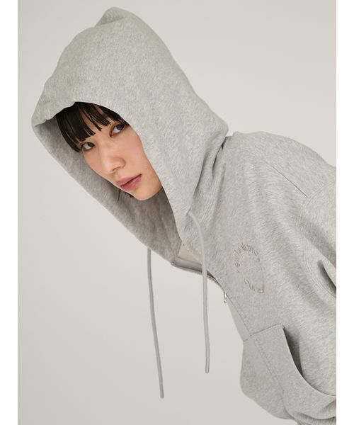 NEW BALANCE（ニューバランス）の「【New Balance for emmi】ダブルジップフーディースウェット（スウェット・レディース・グレー・M）」の10枚目の写真