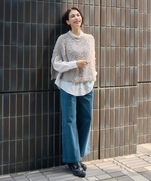 KATHARINE ROSS（キャサリンロス）の「【KATHARINE ROSS】ファンシーケープ×シャツセット（アンサンブル・レディース・ライトブルー/グレイッシュベージュ・MEDIUM）」の13枚目の写真