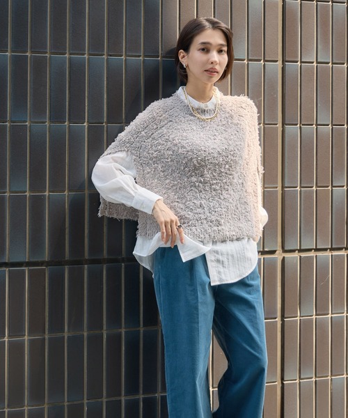 KATHARINE ROSS（キャサリンロス）の「【KATHARINE ROSS】ファンシーケープ×シャツセット（アンサンブル・レディース・ライトブルー/グレイッシュベージュ・MEDIUM）」の17枚目の写真