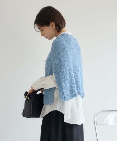 KATHARINE ROSS（キャサリンロス）の「【KATHARINE ROSS】ファンシーケープ×シャツセット（アンサンブル・レディース・ライトブルー/グレイッシュベージュ・MEDIUM）」の8枚目の写真