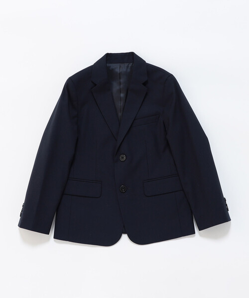 COMME CA ISM（コムサイズム）の「【セットアップ対応】TRトロ ジャケット(110-130cm)（スーツジャケット・キッズ・ネイビー・130cm/120cm/110cm）」の2枚目の写真
