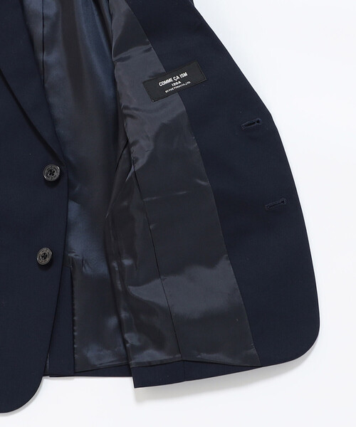COMME CA ISM（コムサイズム）の「【セットアップ対応】TRトロ ジャケット(110-130cm)（スーツジャケット・キッズ・ネイビー・130cm/120cm/110cm）」の9枚目の写真
