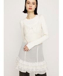 SLY（スライ）の「FRILL CAMI S/DRESS フリル キャミ ショートドレス 秋服 冬服 キャミワンピース 秋服 冬服（ワンピース）」