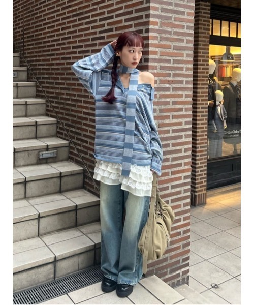 SLY(スライ)の「FRILL CAMI S/DRESS フリル キャミ ショートドレス 秋服 冬服 キャミワンピース 秋服 冬服(ワンピース・レディース・アイボリー/ピンク・FREE)」の15枚目の写真