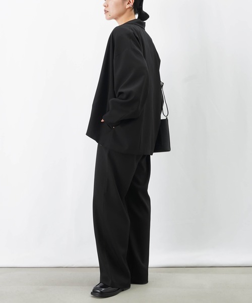 セール】LC/LLL タック入りコクーンジャケット【セットアップ着用可