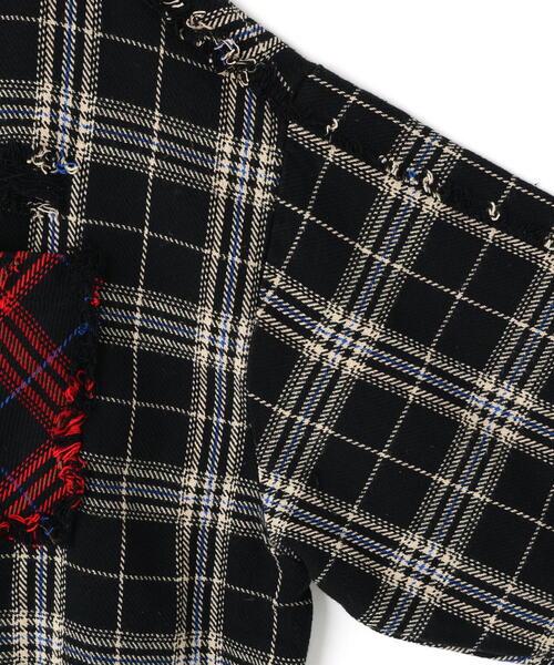 DANKE SCHON（ダンケシェーン）の「DankeSchon/ダンケシェーン/FLANNEL SHIRTS（シャツ/ブラウス・レディース・ベージュ/ブラック/ネイビー・L/M）」の22枚目の写真