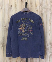 AVIREX | SOUVENIR COLLECTION-WASHED T-SHIRT 'FAR EAST TOUR'(Tシャツ/カットソー)