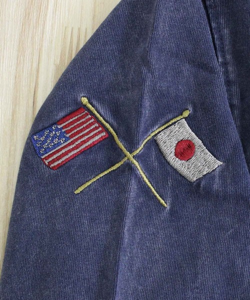 AVIREX（アヴィレックス）の「SOUVENIR COLLECTION-WASHED T-SHIRT 'FAR EAST TOUR'（Tシャツ/カットソー・メンズ・ネイビー・M/L/XL/XXL）」の6枚目の写真