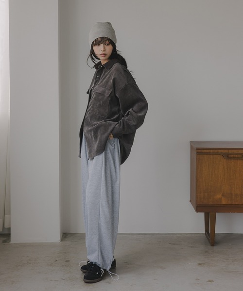 セール】コーデュロイ オーバーサイズ シャツ（シャツ/ブラウス