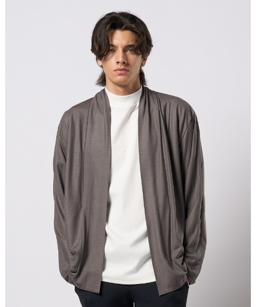 wjk（ダヴルジェイケイ）の「ex.comfy wool cardigan（カーディガン/ボレロ・メンズ・ブラック/グレー・X-SMALL/SMALL/MEDIUM/LARGE）」の3枚目の写真