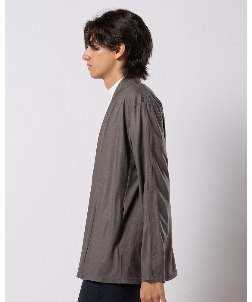 wjk（ダヴルジェイケイ）の「ex.comfy wool cardigan（カーディガン/ボレロ・メンズ・ブラック/グレー・X-SMALL/SMALL/MEDIUM/LARGE）」の4枚目の写真