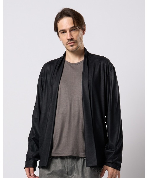 wjk（ダヴルジェイケイ）の「ex.comfy wool cardigan（カーディガン/ボレロ・メンズ・ブラック/グレー・X-SMALL/SMALL/MEDIUM/LARGE）」の6枚目の写真