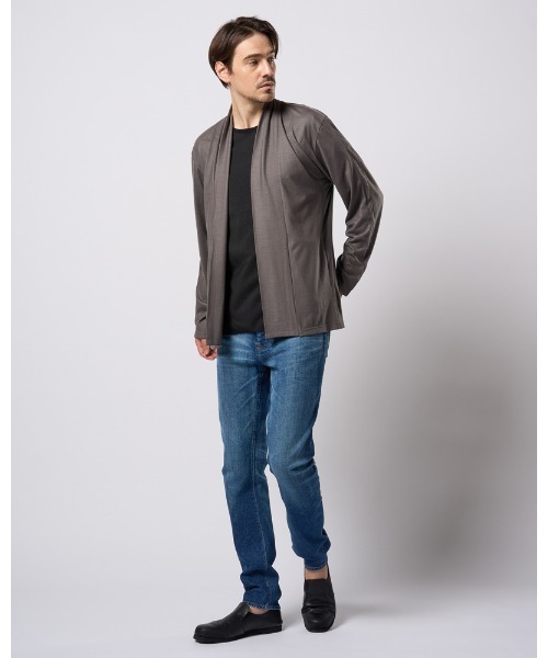 wjk（ダヴルジェイケイ）の「ex.comfy wool cardigan（カーディガン/ボレロ・メンズ・ブラック/グレー・X-SMALL/SMALL/MEDIUM/LARGE）」の14枚目の写真