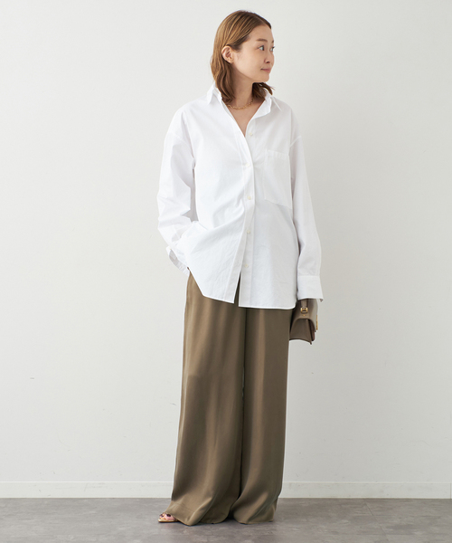 Deuxieme Classe(ドゥーズィエムクラス)の「Effortless シャツ(シャツ/ブラウス・レディース・サックスブルー/ホワイト・FREE)」の12枚目の写真