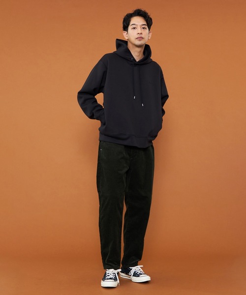 Lee(リー)の「Lee/リー ダンボールニット フーディー(パーカー・メンズ・ブラウン/オフホワイト/ブラック・MEDIUM/LARGE/X-LARGE/SMALL)」の21枚目の写真