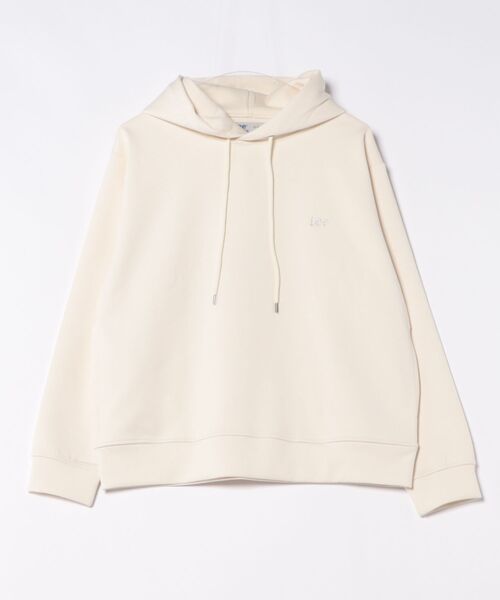 Lee(リー)の「Lee/リー ダンボールニット フーディー(パーカー・メンズ・ブラウン/オフホワイト/ブラック・MEDIUM/LARGE/X-LARGE/SMALL)」の7枚目の写真