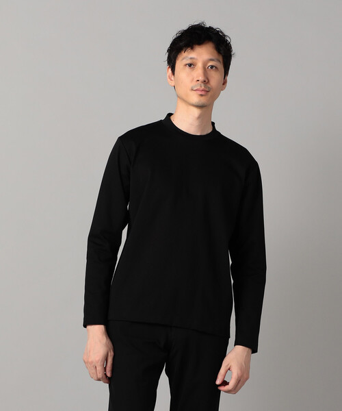 COMME CA MEN（コムサメン）の「シルキーポンチ長袖ジャケTシャツ（Tシャツ/カットソー・メンズ・ホワイト/チャコールグレー/ブラック・M/L）」の7枚目の写真