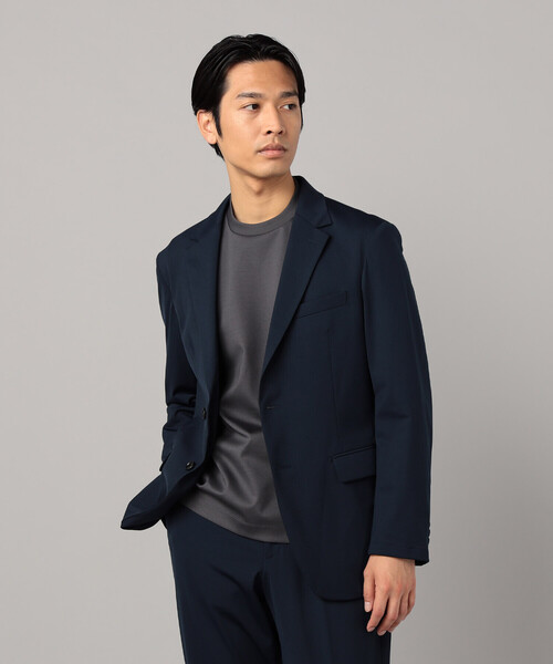 COMME CA MEN（コムサメン）の「シルキーポンチ長袖ジャケTシャツ（Tシャツ/カットソー・メンズ・ホワイト/チャコールグレー/ブラック・M/L）」の20枚目の写真