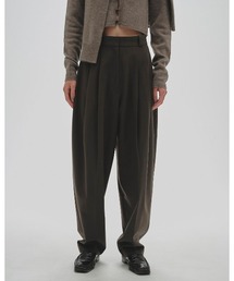 TODAYFUL Tapered Tuck Trousers 12520710