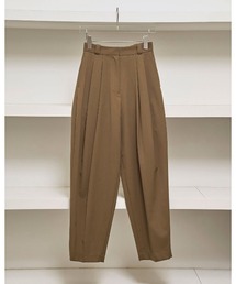 TODAYFUL Tapered Tuck Trousers 12520710