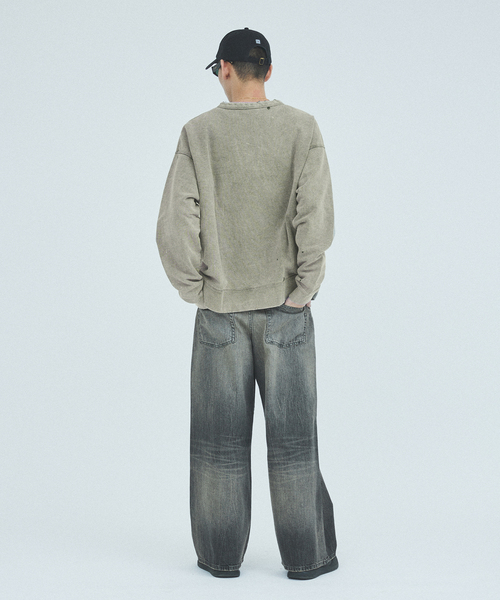 J.S.Homestead / パシフィック 裏毛 ダメージ スウェット（Tシャツ