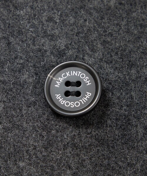 MACKINTOSH PHILOSOPHY（ﾏｯｷﾝﾄｯｼｭ ﾌｨﾛｿﾌｨｰ）の「【WEB&一部店舗限定】ウールリバーショートPコート（ピーコート・レディース・グレー系その他2/ダークネイビー・38）」の11枚目の写真