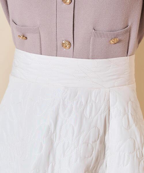 WILLSELECTION(ウィルセレクション)の「キルティングボリュームフレアスカート(スカート・レディース・ブラック/ピンク/オフホワイト・FREE)」の7枚目の写真