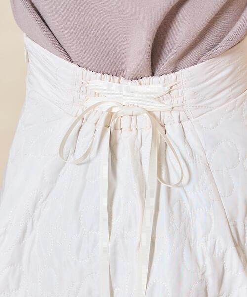 WILLSELECTION(ウィルセレクション)の「キルティングボリュームフレアスカート(スカート・レディース・ブラック/ピンク/オフホワイト・FREE)」の8枚目の写真