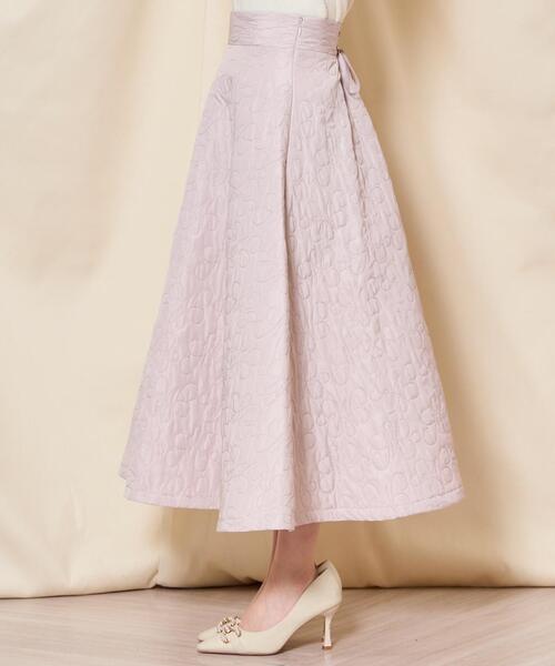 WILLSELECTION(ウィルセレクション)の「キルティングボリュームフレアスカート(スカート・レディース・ブラック/ピンク/オフホワイト・FREE)」の13枚目の写真