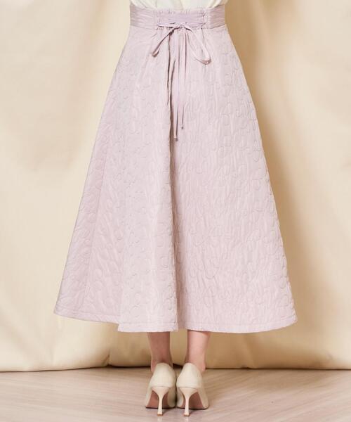 WILLSELECTION(ウィルセレクション)の「キルティングボリュームフレアスカート(スカート・レディース・ブラック/ピンク/オフホワイト・FREE)」の14枚目の写真