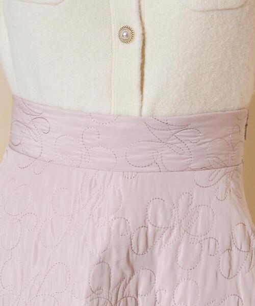 WILLSELECTION(ウィルセレクション)の「キルティングボリュームフレアスカート(スカート・レディース・ブラック/ピンク/オフホワイト・FREE)」の15枚目の写真