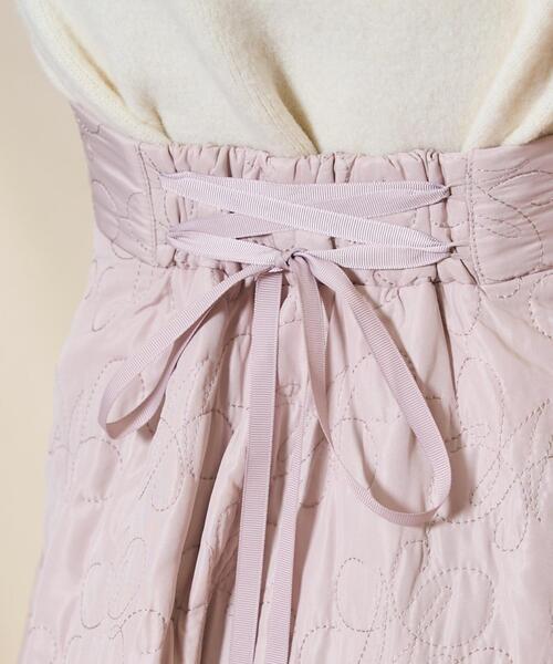 WILLSELECTION(ウィルセレクション)の「キルティングボリュームフレアスカート(スカート・レディース・ブラック/ピンク/オフホワイト・FREE)」の16枚目の写真