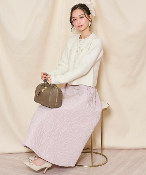 WILLSELECTION(ウィルセレクション)の「キルティングボリュームフレアスカート(スカート・レディース・ブラック/ピンク/オフホワイト・FREE)」の19枚目の写真