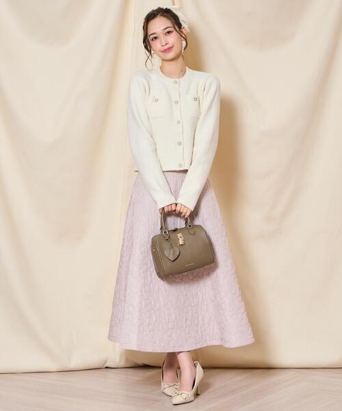 WILLSELECTION(ウィルセレクション)の「キルティングボリュームフレアスカート(スカート・レディース・ブラック/ピンク/オフホワイト・FREE)」の20枚目の写真