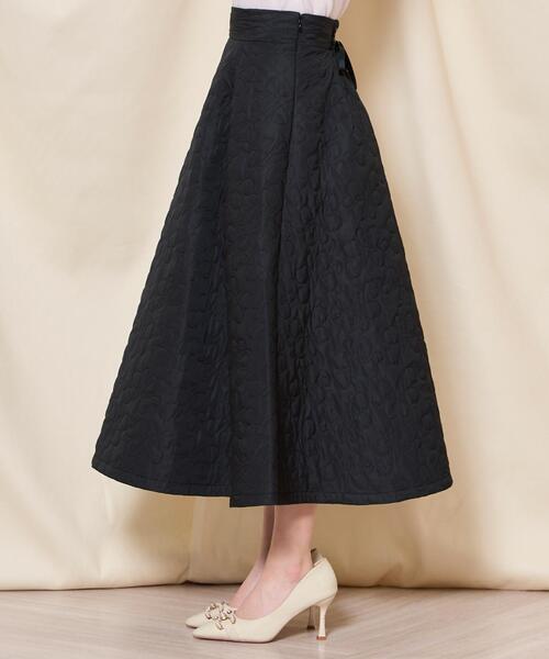 WILLSELECTION(ウィルセレクション)の「キルティングボリュームフレアスカート(スカート・レディース・ブラック/ピンク/オフホワイト・FREE)」の22枚目の写真