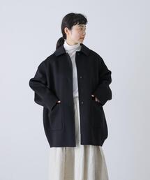 新品【かぐれ】リネンジレコート かぐれ（カグレ）の「シェットランドウールリネンコート（その他