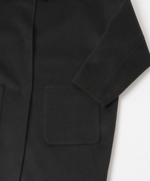 ウールステンカラーショートコート（その他アウター）｜かぐれ