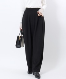 Salong hameu | カットジョーゼットタックテーパードパンツ レディース/ワイドパンツ/イージーパンツ(スラックス)