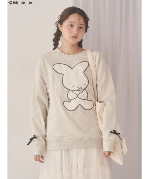 merry jenny(メリージェニー)の「もこもこナインチェfamily bag(トートバッグ・レディース・アイボリー/ブラック・FREE)」の5枚目の写真